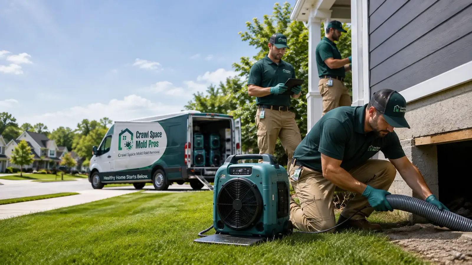 Crawl Space Mold Removal in Easton, CT